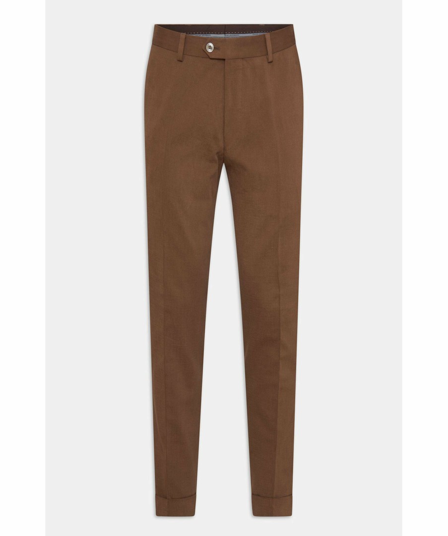 Man Oscar Jacobson Byxor | Denz Turn Up Trousers