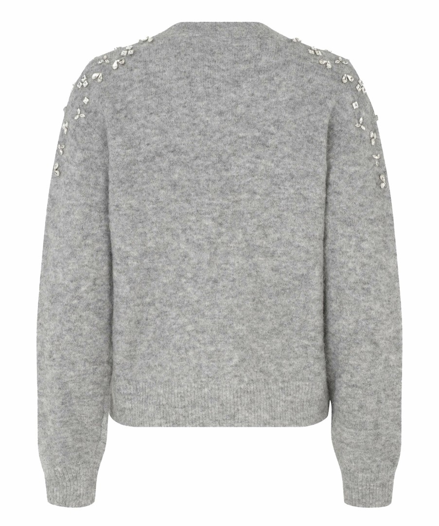 Kvinna Second Female Trojor & Hoodies | Sparkling Knit