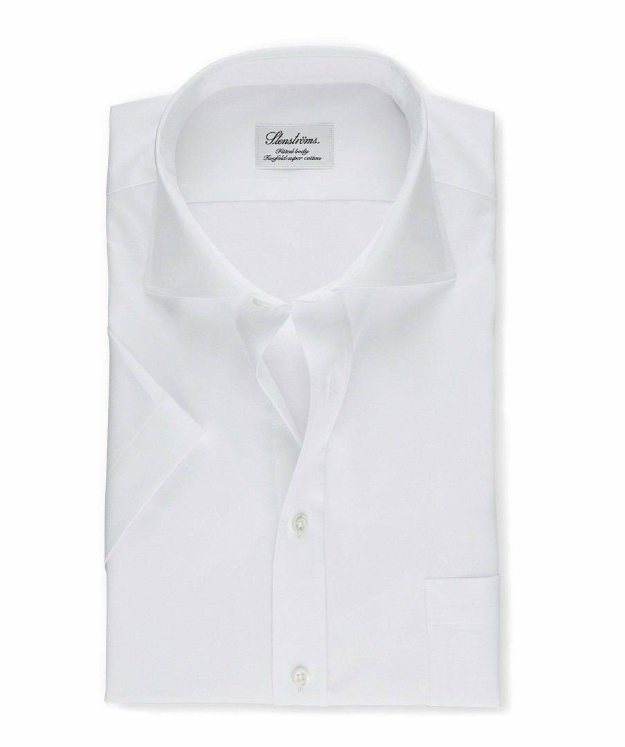 Man Stenströms Skjortor | Fitted Body Ss Shirt