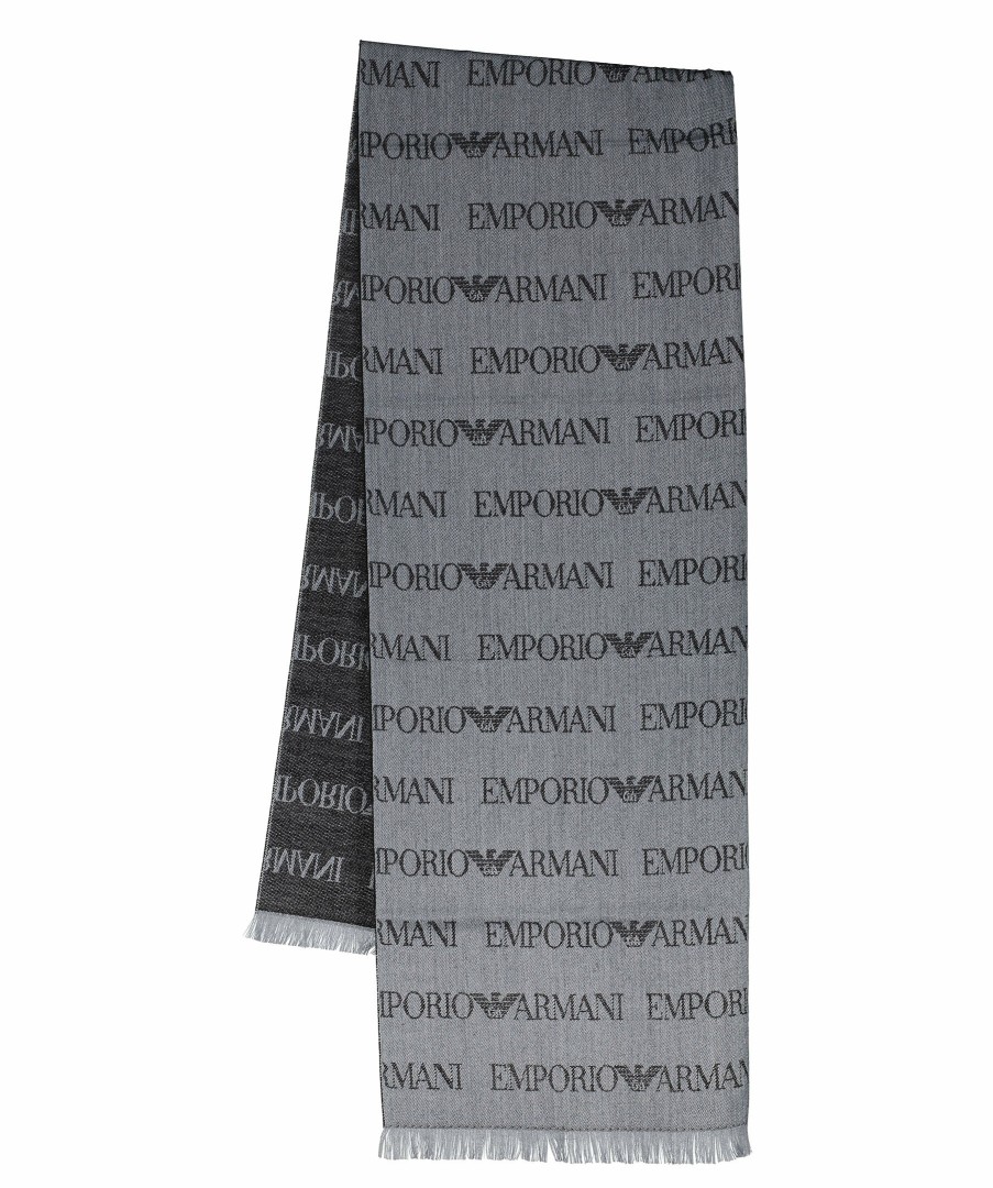 Man Emporio Armani Halsdukar & Scarf | Logo Scarf