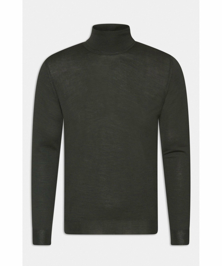 Man Oscar Jacobson Trojor & Hoodies | Cole Rollneck