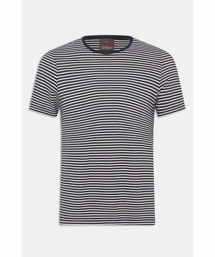 Man Oscar Jacobson T-Shirts | Kyran Striped T-Sirt