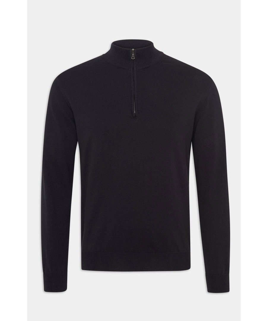 Man Oscar Jacobson Trojor & Hoodies | Pat Half Zip