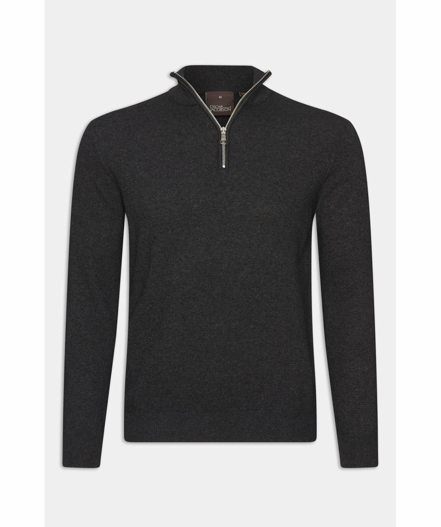 Man Oscar Jacobson Trojor & Hoodies | Patton Half Zip