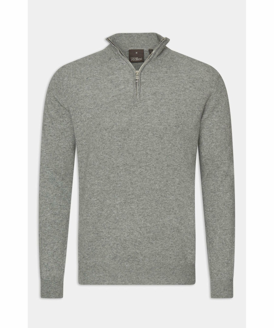 Man Oscar Jacobson Trojor & Hoodies | Patton Half Zip