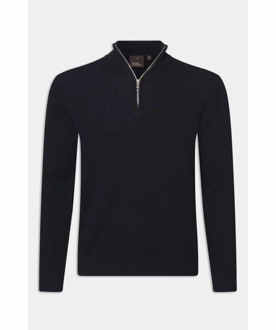 Man Oscar Jacobson Trojor & Hoodies | Patton Half Zip