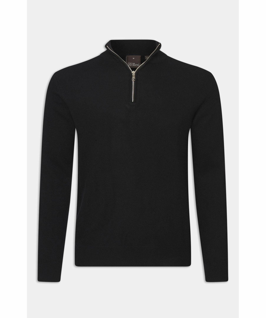 Man Oscar Jacobson Trojor & Hoodies | Patton Half Zip