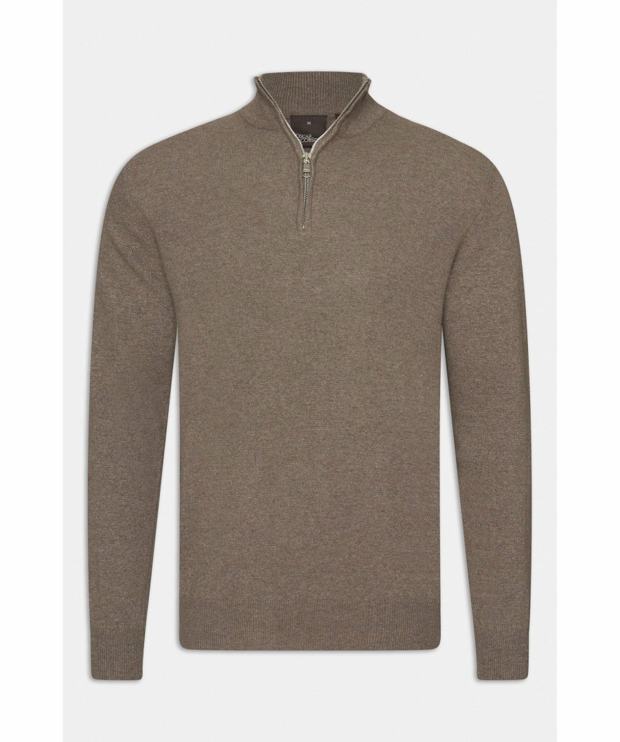 Man Oscar Jacobson Trojor & Hoodies | Patton Half Zip