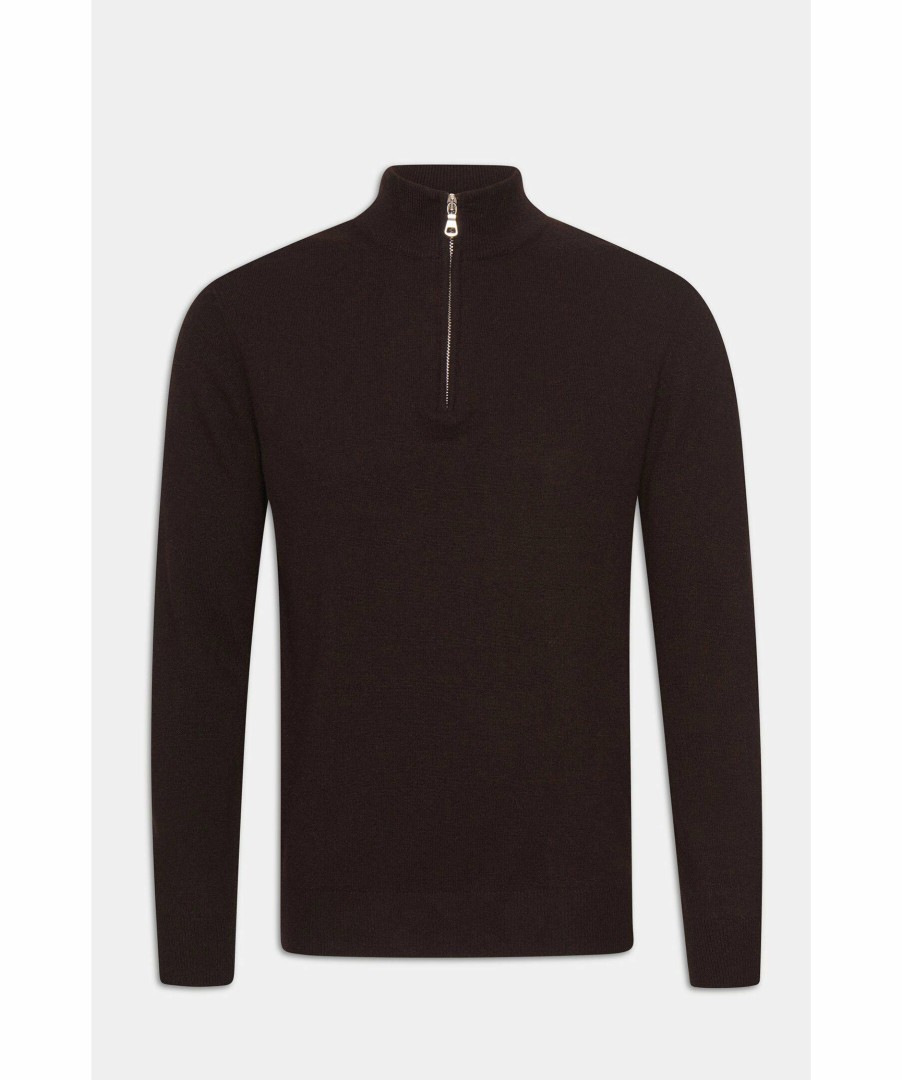 Man Oscar Jacobson Trojor & Hoodies | Patton Half Zip