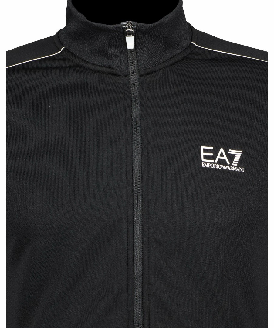 Man Armani EA7 Trojor & Hoodies | Sweatshirt Full Zip