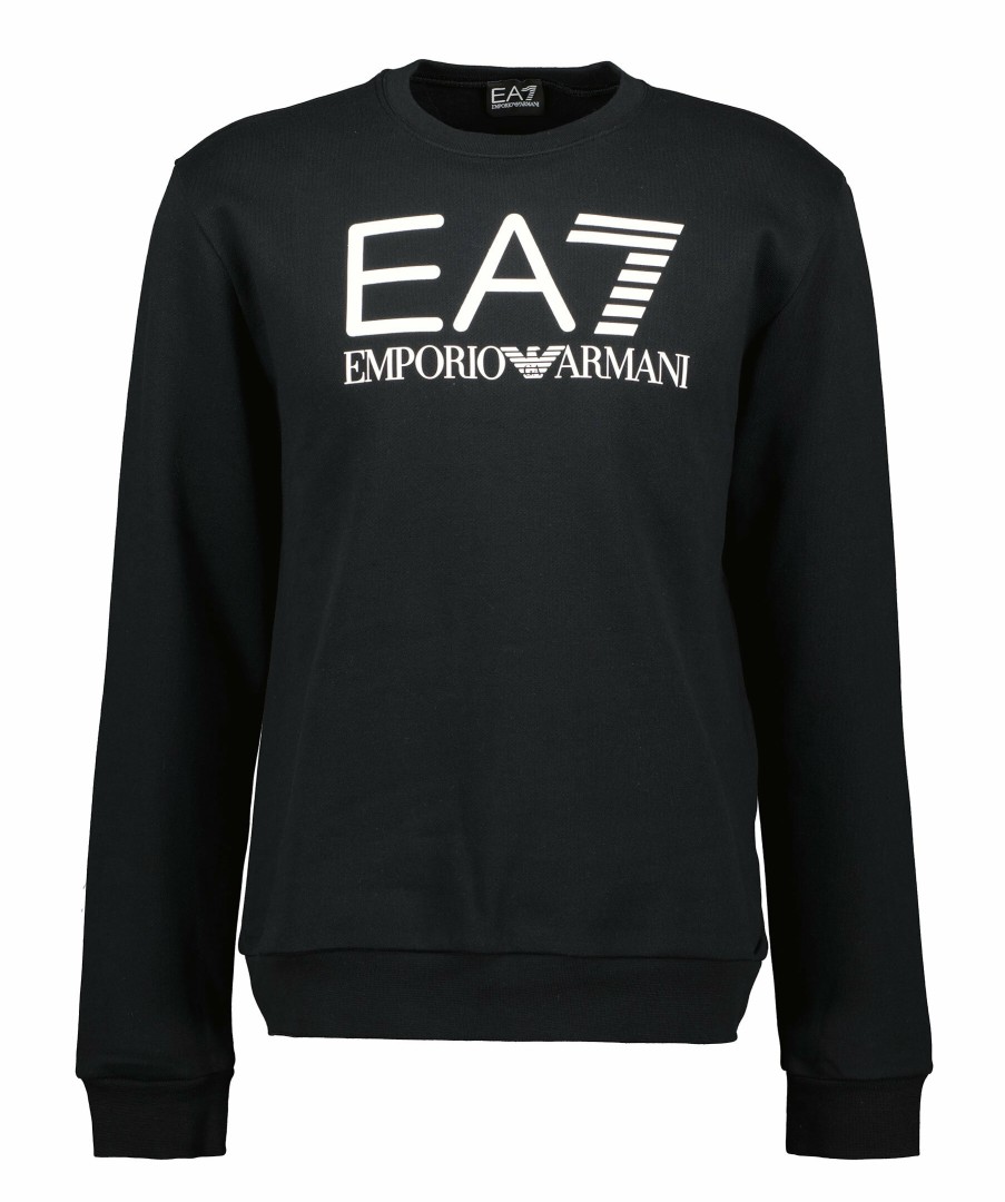 Man Armani EA7 Trojor & Hoodies | Big Print Sweatshirt