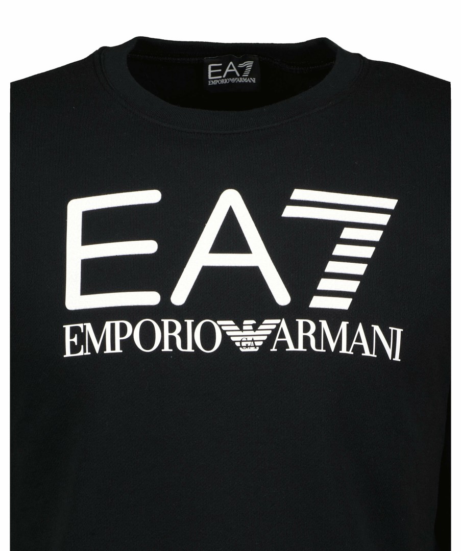 Man Armani EA7 Trojor & Hoodies | Big Print Sweatshirt