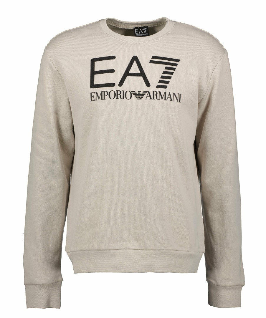 Man Armani EA7 Trojor & Hoodies | Big Print Sweatshirt