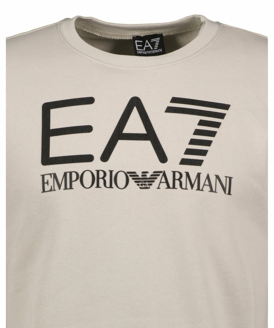 Man Armani EA7 Trojor & Hoodies | Big Print Sweatshirt