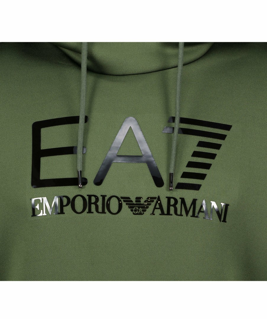 Man Armani EA7 Trojor & Hoodies | Logo Hoodie