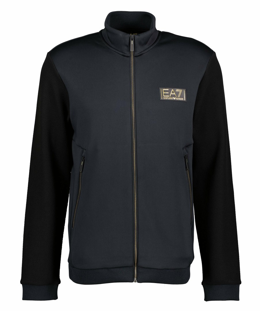 Man Armani EA7 Trojor & Hoodies | Full Zip Sweatshirt