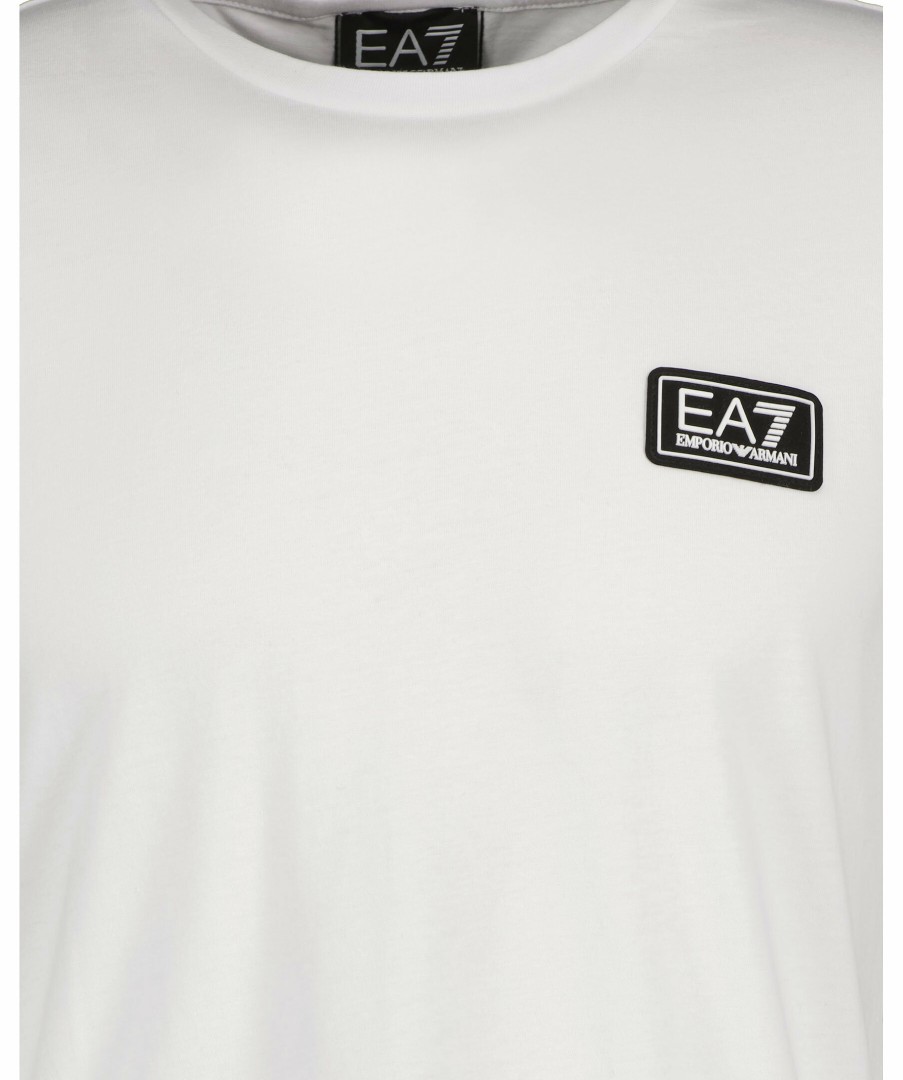 Man Armani EA7 T-Shirts | Logo Band Back T-Shirt