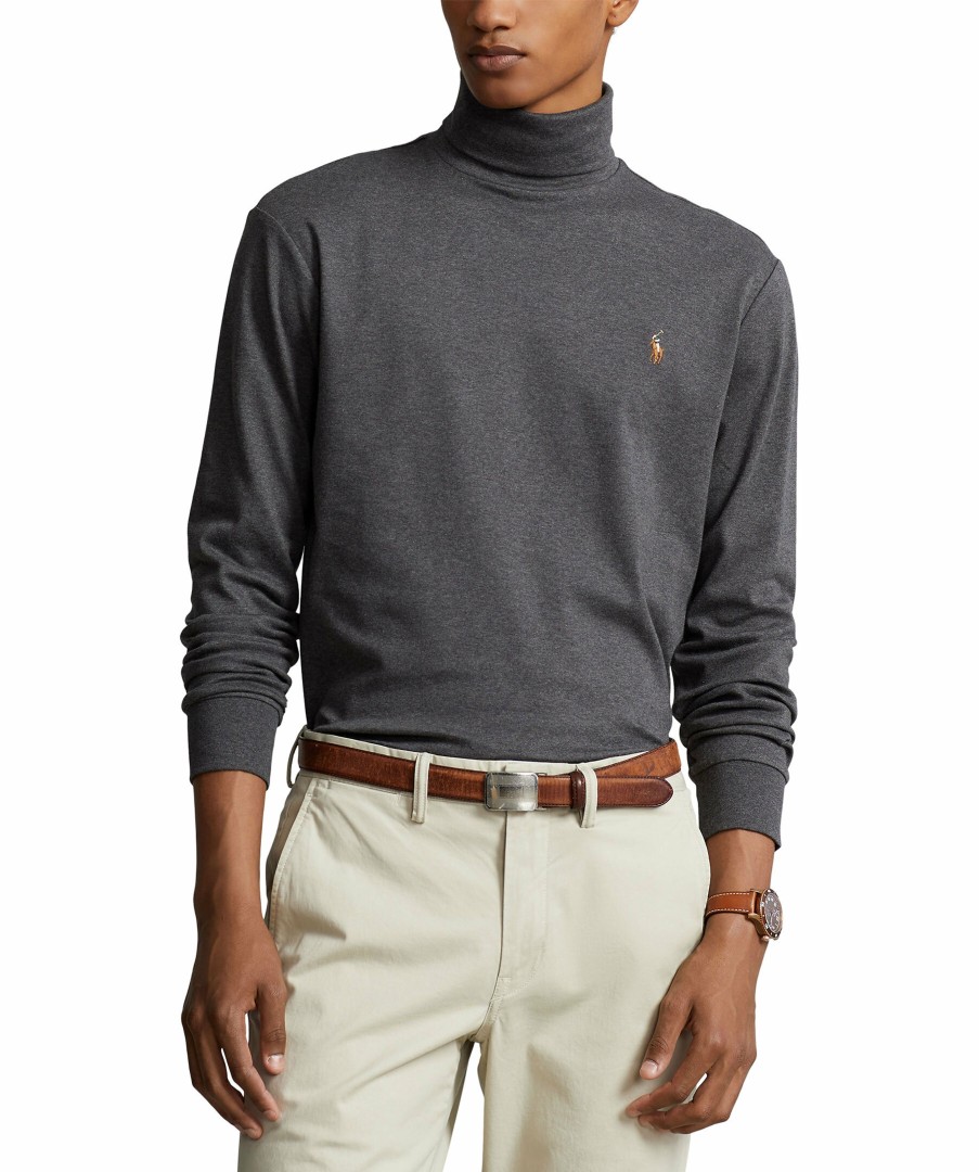 Man Polo Ralph Lauren Trojor & Hoodies | Pima Rollerneck