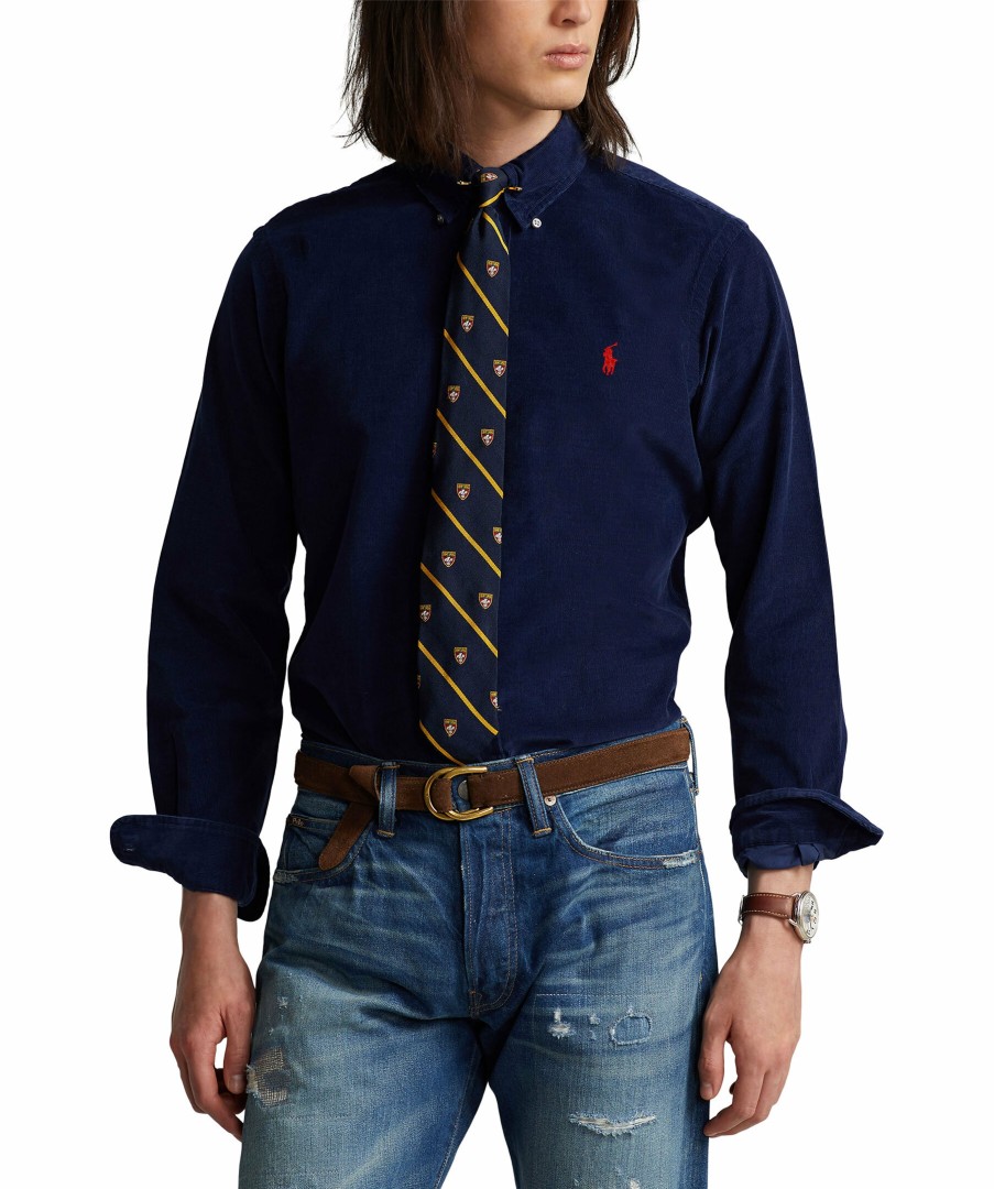 Man Polo Ralph Lauren Skjortor | Cord Slim