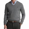 Man Polo Ralph Lauren Trojor & Hoodies | Merino Wool V-Neck