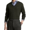 Man Polo Ralph Lauren Trojor & Hoodies | Merino Wool V-Neck