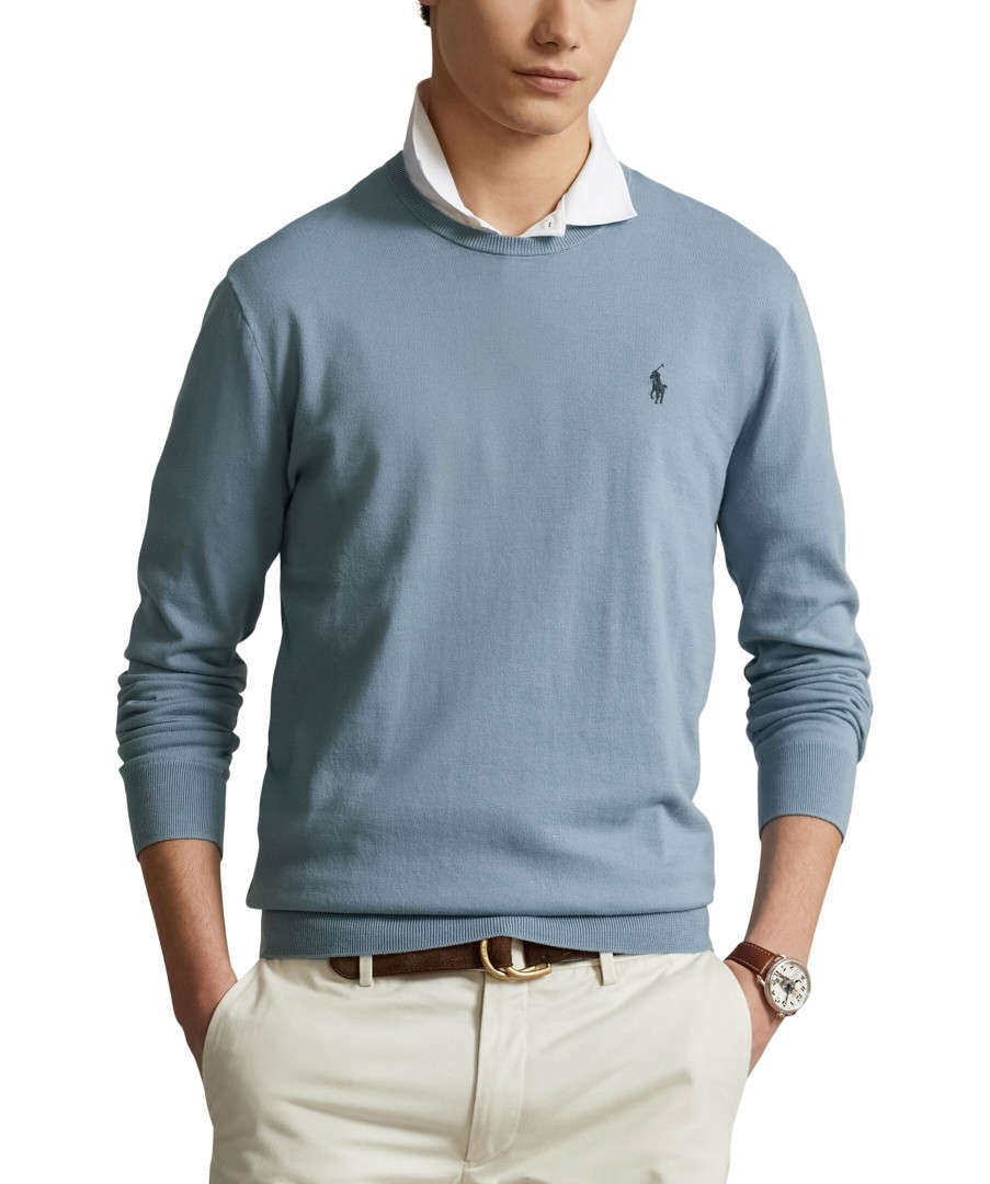 Man Polo Ralph Lauren Trojor & Hoodies | Pima Cotton Sweater