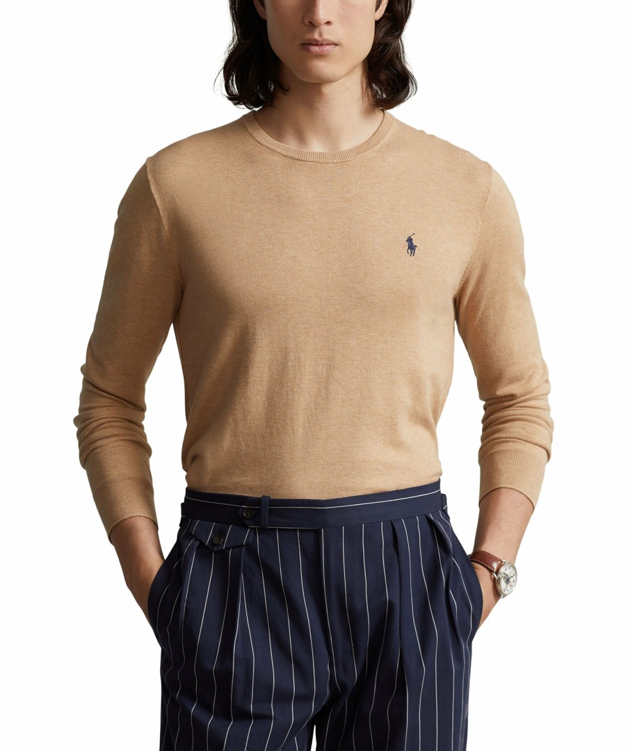 Man Polo Ralph Lauren Trojor & Hoodies | Pima Cotton Sweater