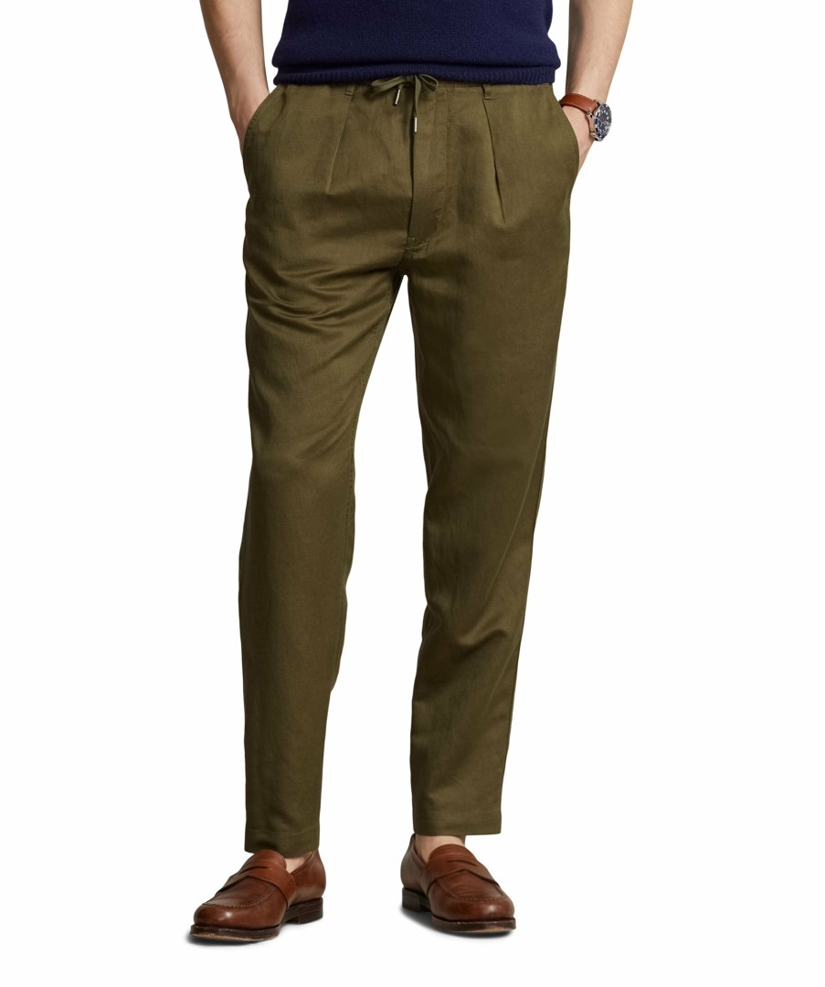 Man Polo Ralph Lauren Byxor | Prepster Pant Linen