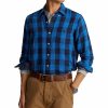 Man Polo Ralph Lauren Skjortor | Double Face Check Shirt