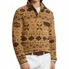 Man Polo Ralph Lauren Fleece & Pile | Aop Mockneck Sweater