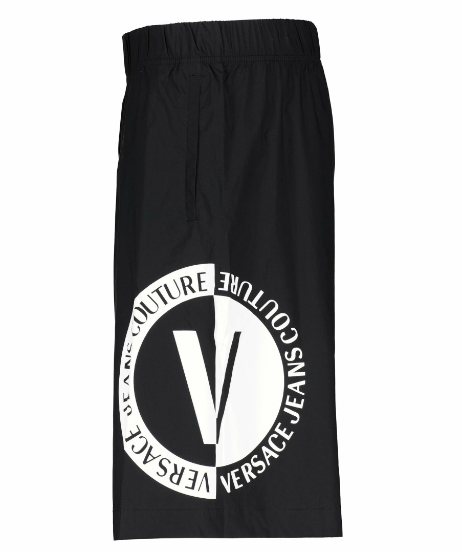 Man Versace Jeans Couture Shorts | Poplin Logo Shorts