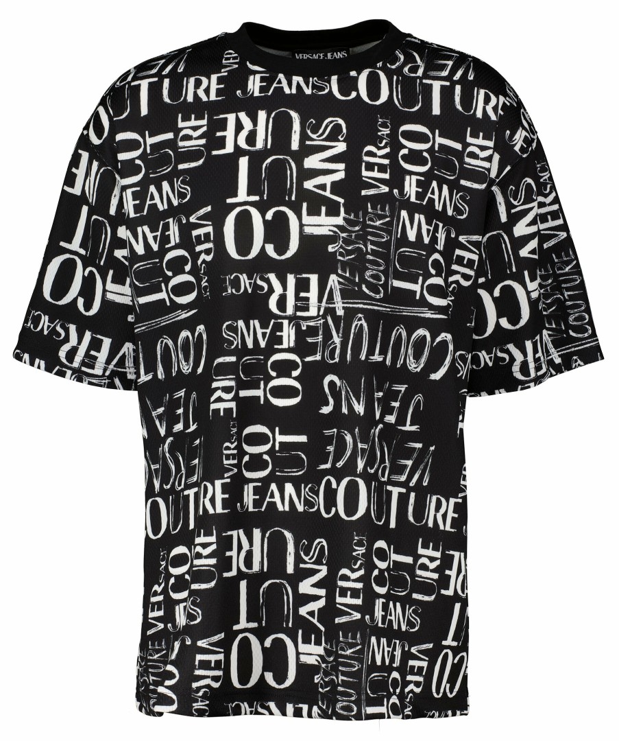 Man Versace Jeans Couture T-Shirts | Doodle Print T-Shirt