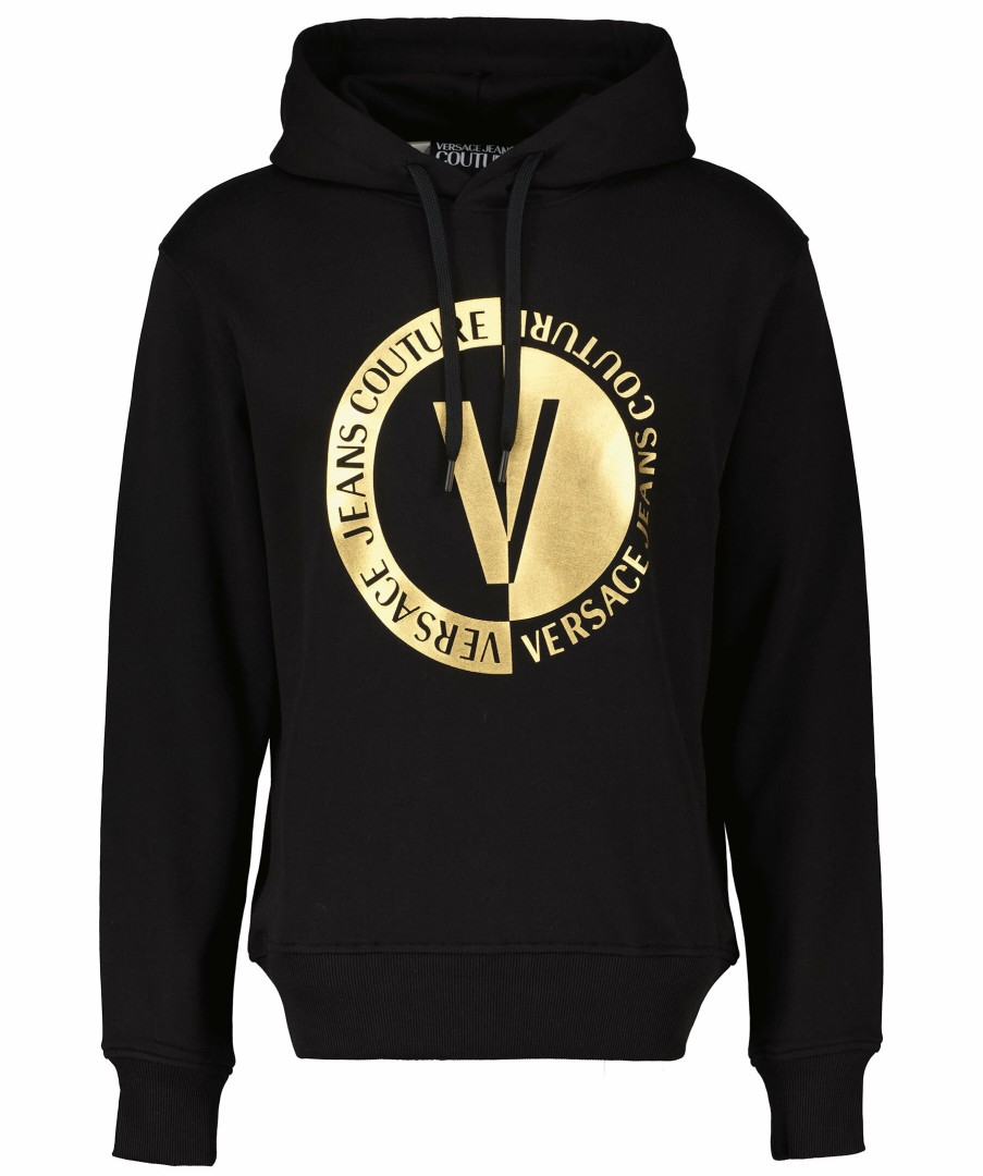 Man Versace Jeans Couture Trojor & Hoodies | New Vemblem Hoodie