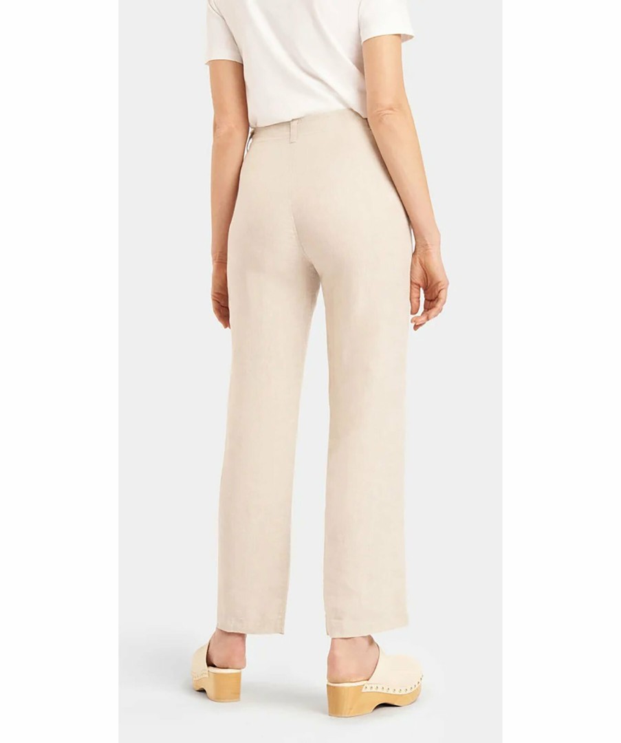 Kvinna Boomerang Byxor | Alnon Linen Trousers