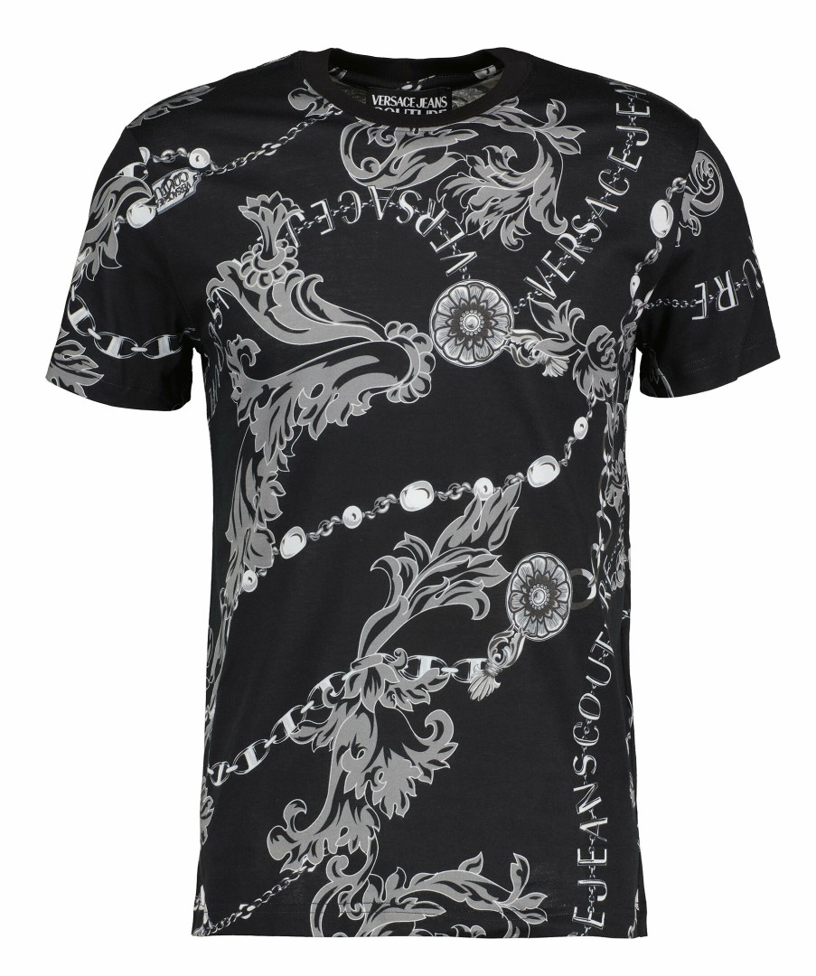 Man Versace Jeans Couture T-Shirts | Print All Over T-Shirt