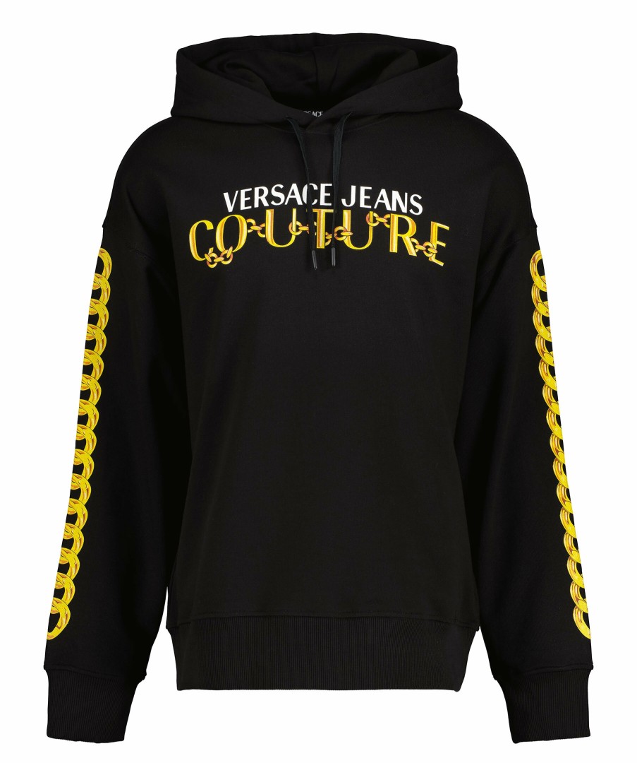 Man Versace Jeans Couture Trojor & Hoodies | Logo Chain Hoodie