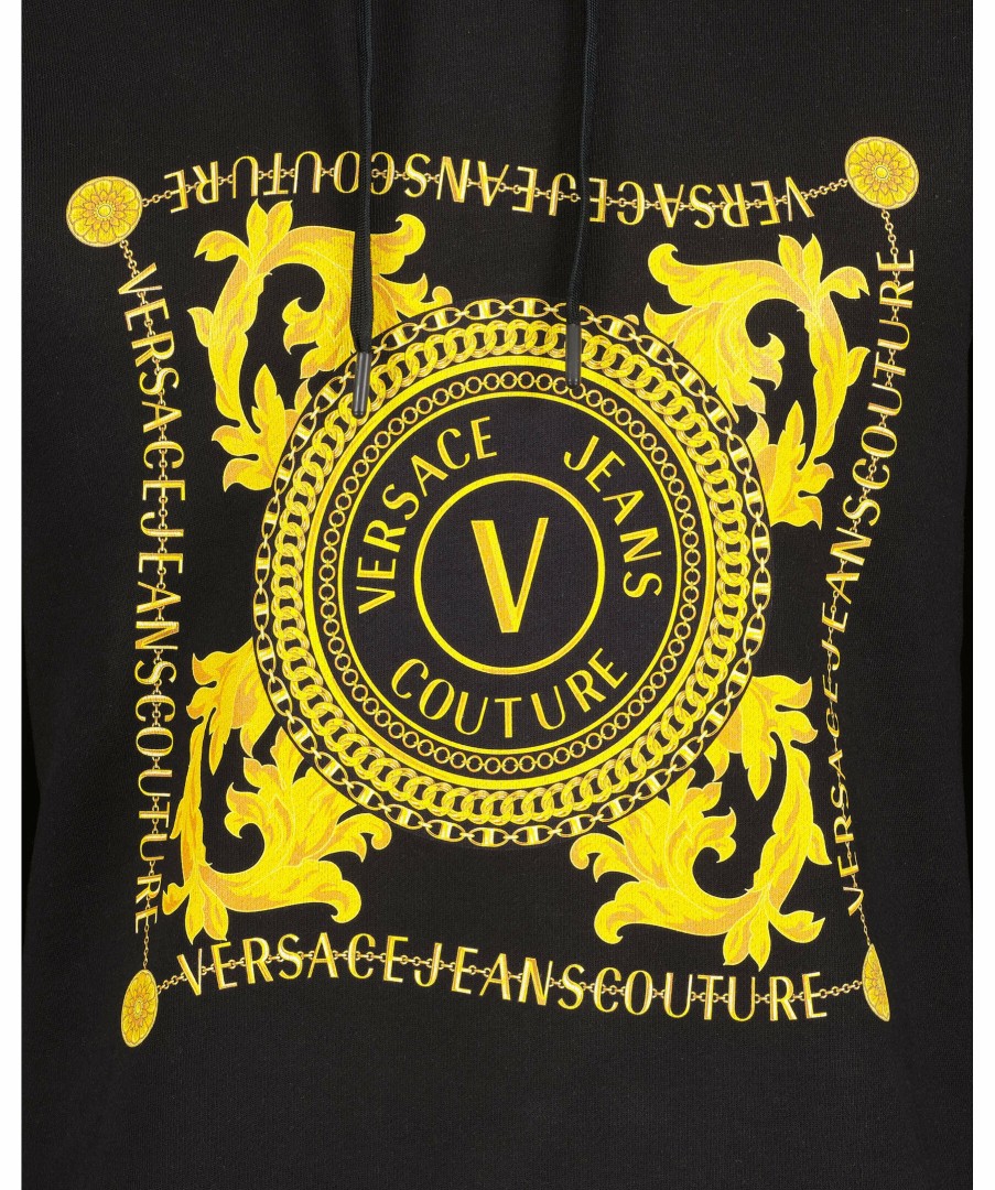 Man Versace Jeans Couture Trojor & Hoodies | R Foulard Hoodie