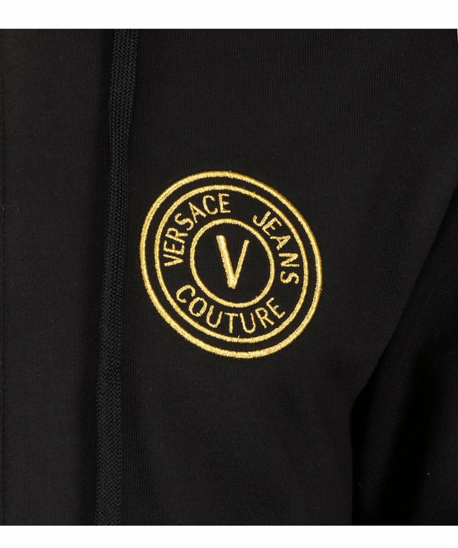 Man Versace Jeans Couture Trojor & Hoodies | Vemblem Zip Hoodie