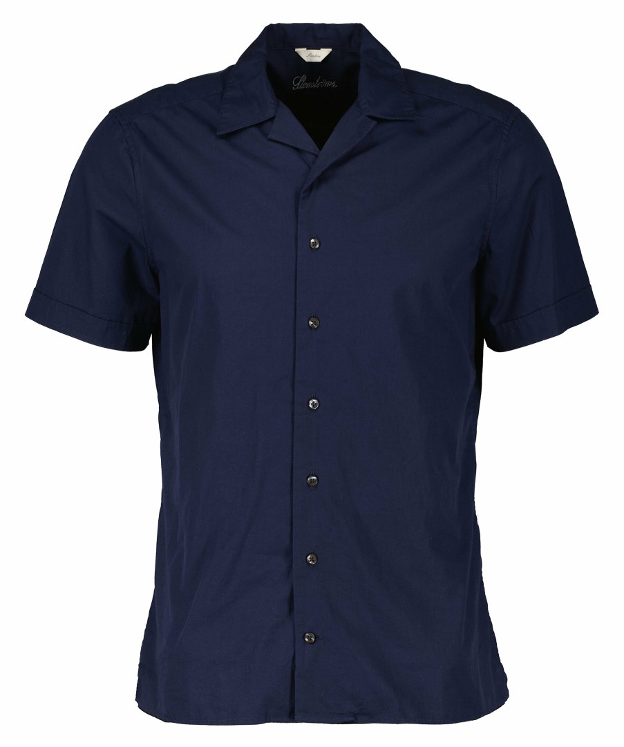 Man Stenströms Skjortor | Slim Fit Short Sleeve