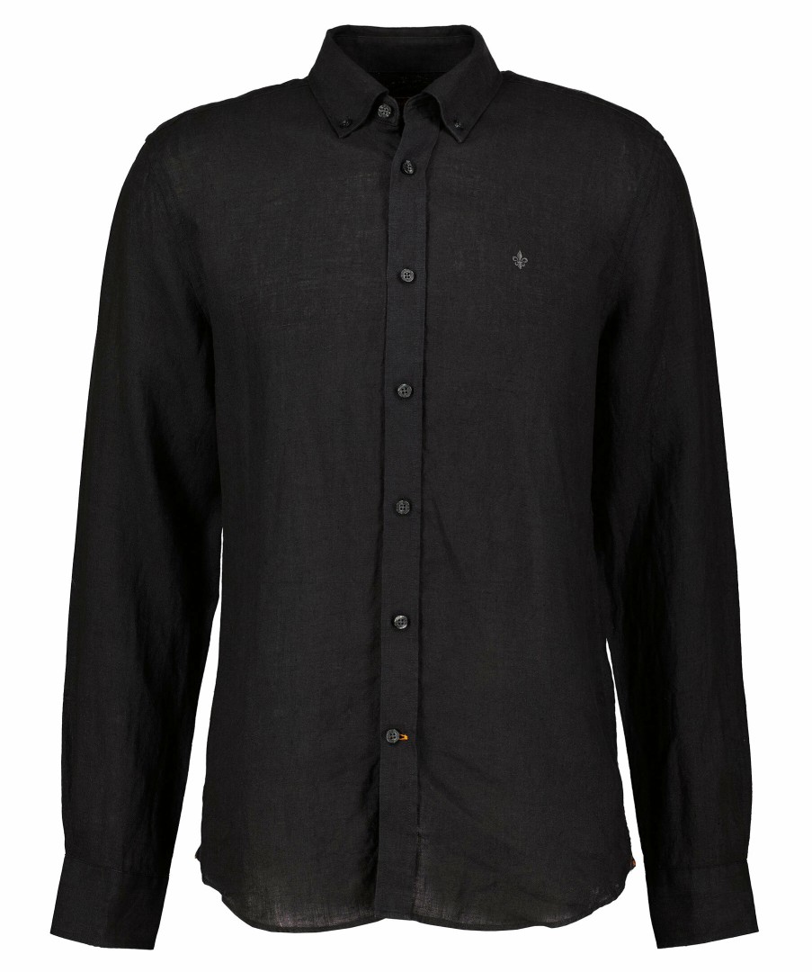 Man Morris Skjortor | Douglas Bd Linen Shirt