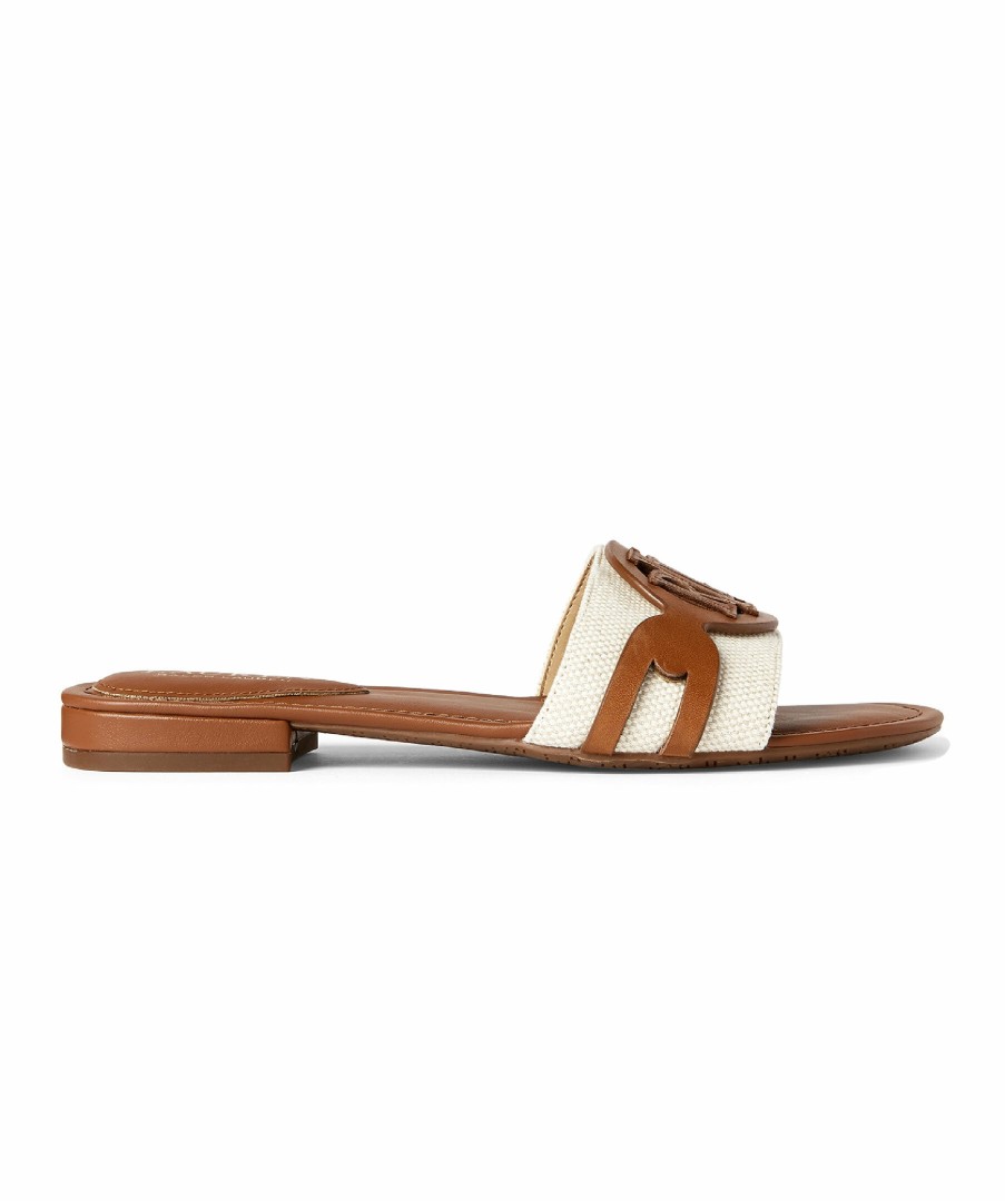 Kvinna Lauren Ralph Lauren Sommarskor | Alegra Slide Sandals