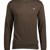 Man Gant Trojor & Hoodies | Classic Cotton C-Neck