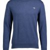 Man Gant Trojor & Hoodies | Classic Cotton C-Neck