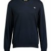 Man Gant Trojor & Hoodies | Classic Cotton V-Neck