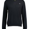 Man Gant Trojor & Hoodies | Classic Cotton V-Neck