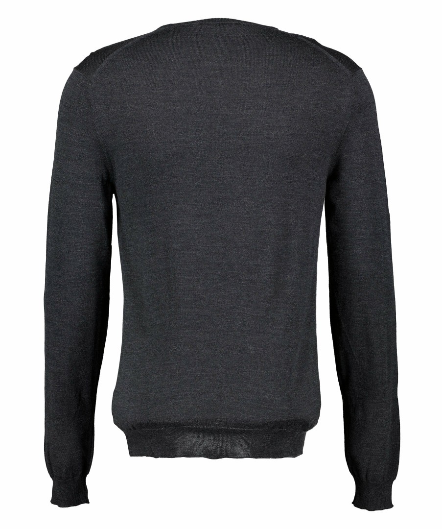 Man Zanone Trojor & Hoodies | Slimfit Crewneck Sweater