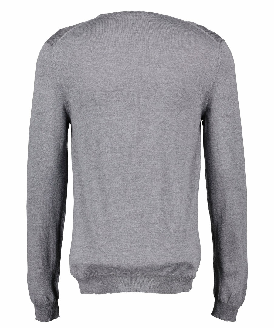 Man Zanone Trojor & Hoodies | Slimfit Crewneck Sweater