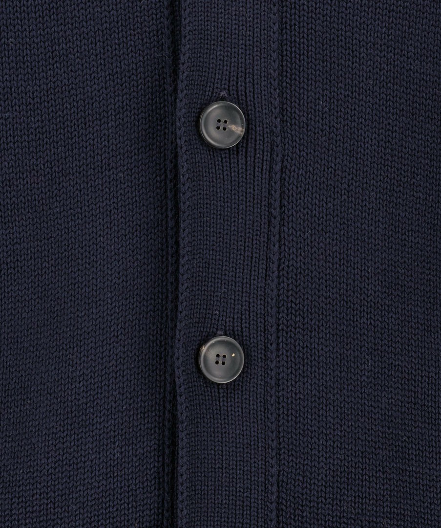 Man Zanone Trojor & Hoodies | Slimfit Wool Cardigan