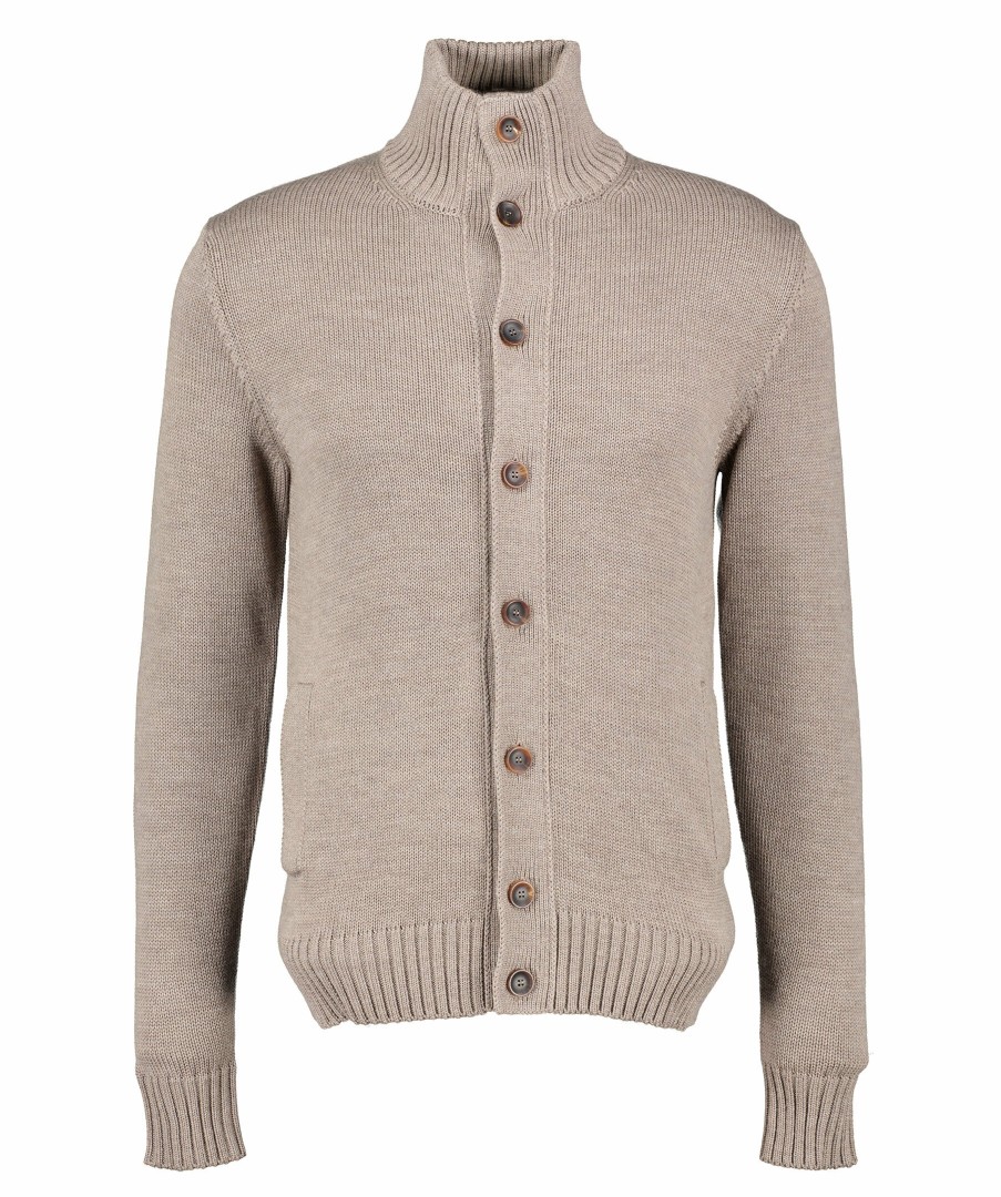 Man Zanone Trojor & Hoodies | Slimfit Wool Cardigan