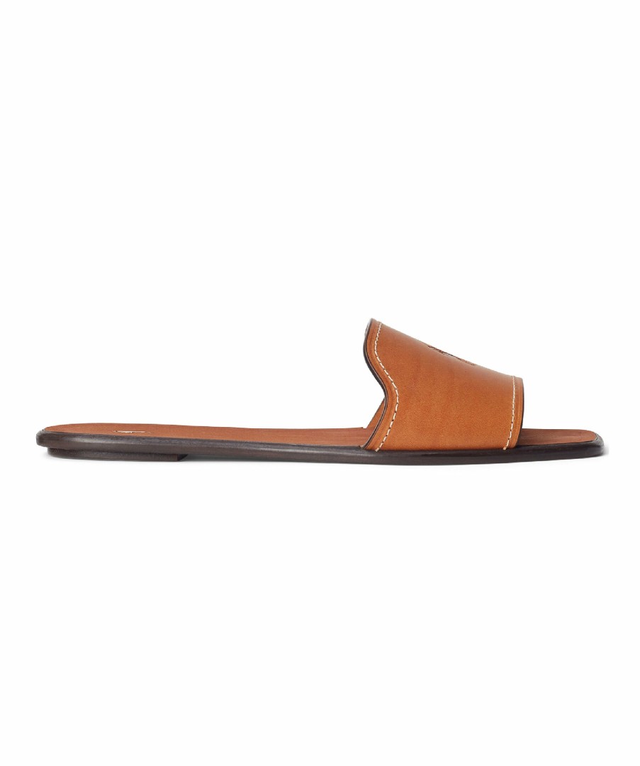 Kvinna Polo Ralph Lauren Sommarskor | Flat Sandal